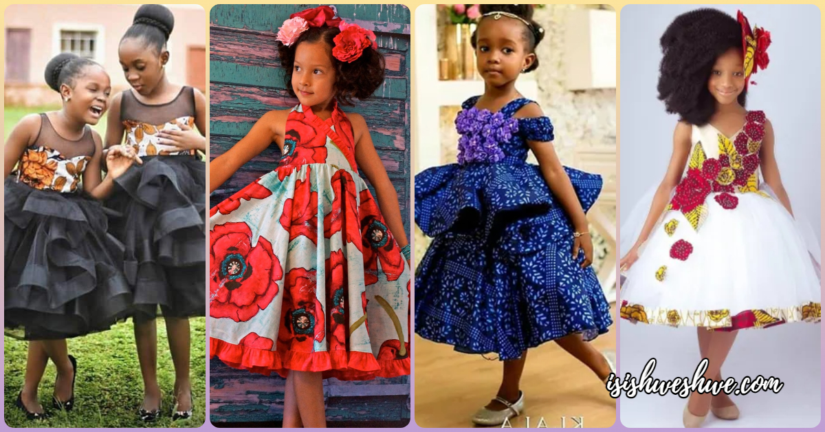 Elegant kid wear, Children’s Designer Gowns 2023 - isishweshwe