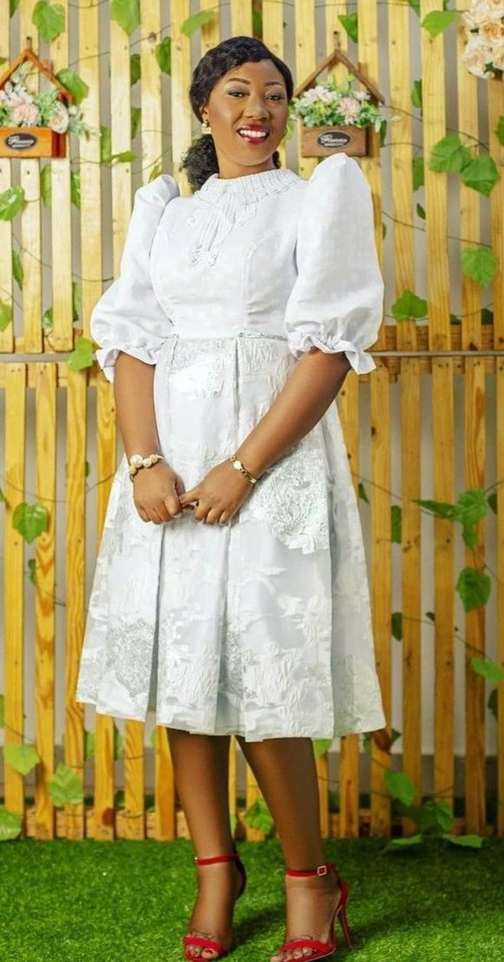 African white hotsell dress styles