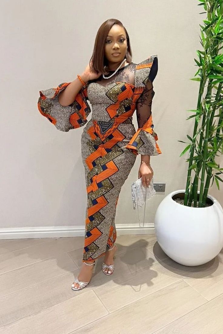 2024 Latest and Smart Ankara Gown Styles - isishweshwe