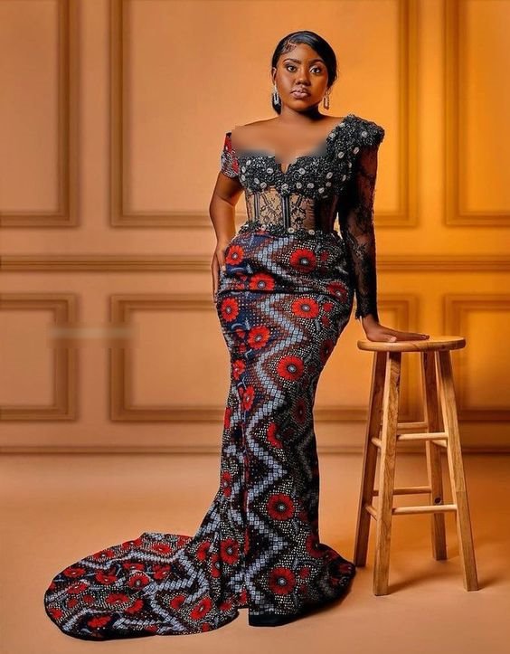 Elegant Ankara gown styles for sophisticated women 2024 - isishweshwe