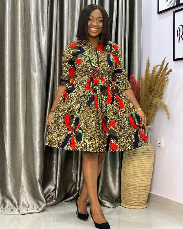 African Pencil, Flared, Short, and Long Ankara Gown Designs 2024 ...